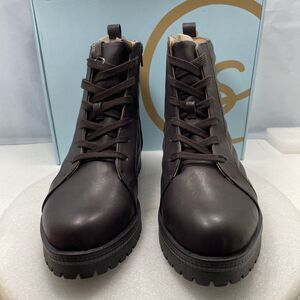 LifeStride Stormy Booties, Dark Chocolate, Women Size 9W Item#927